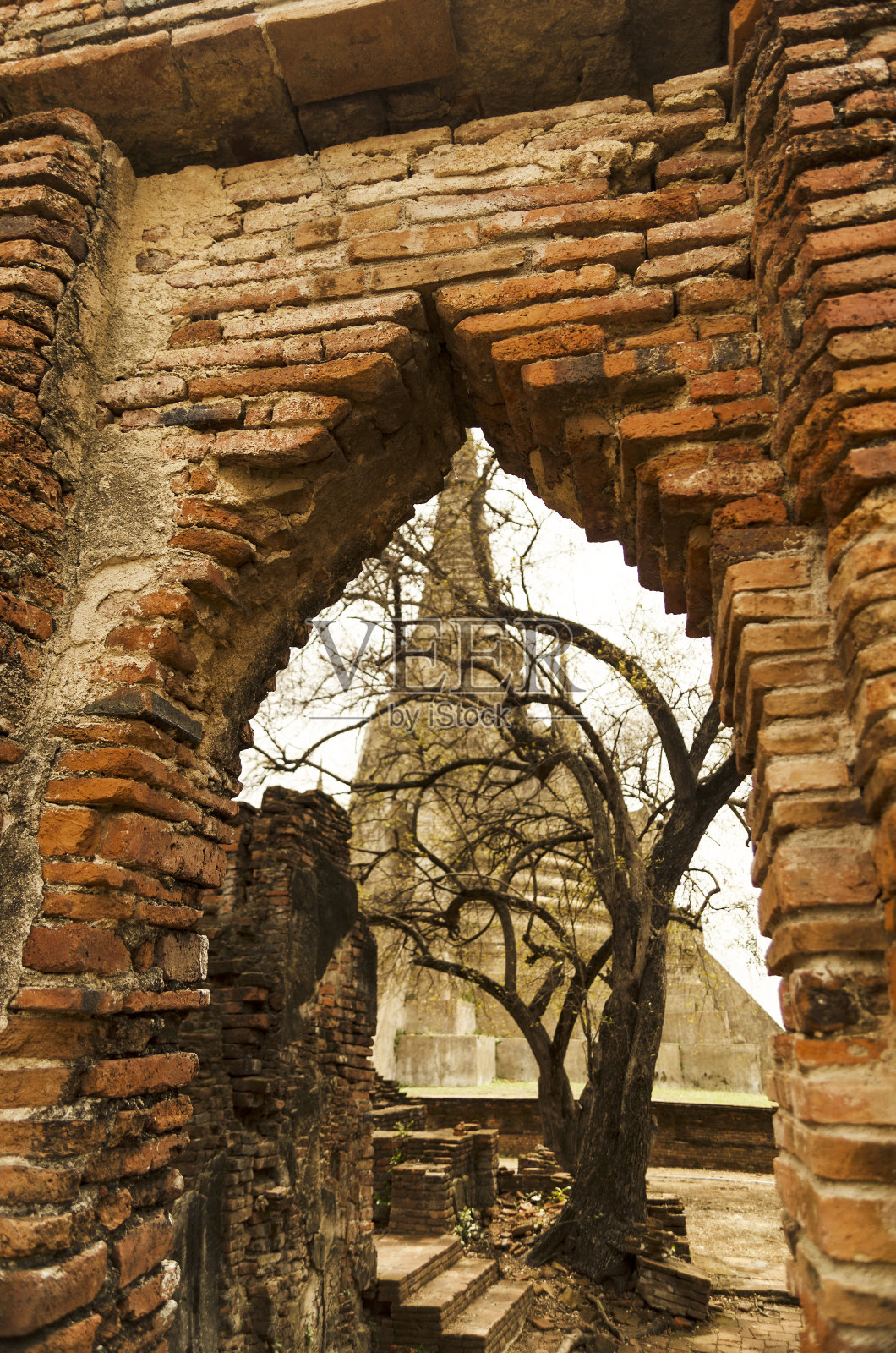 泰国古都大城府照片摄影图片