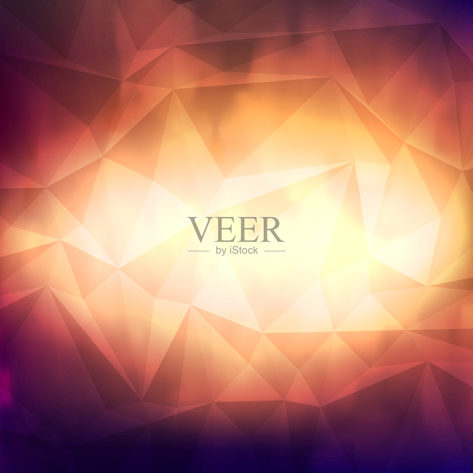 摘要低聚，插图高计算机技术(高科技)背景。为数字技术的概念背景。插画图片素材