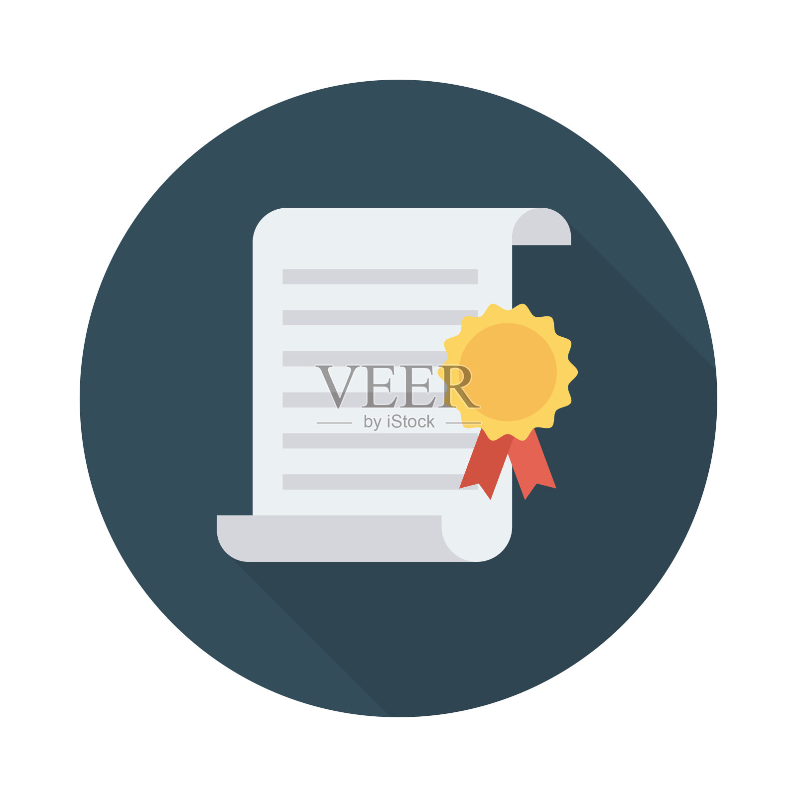 学位证书的成就插画图片素材