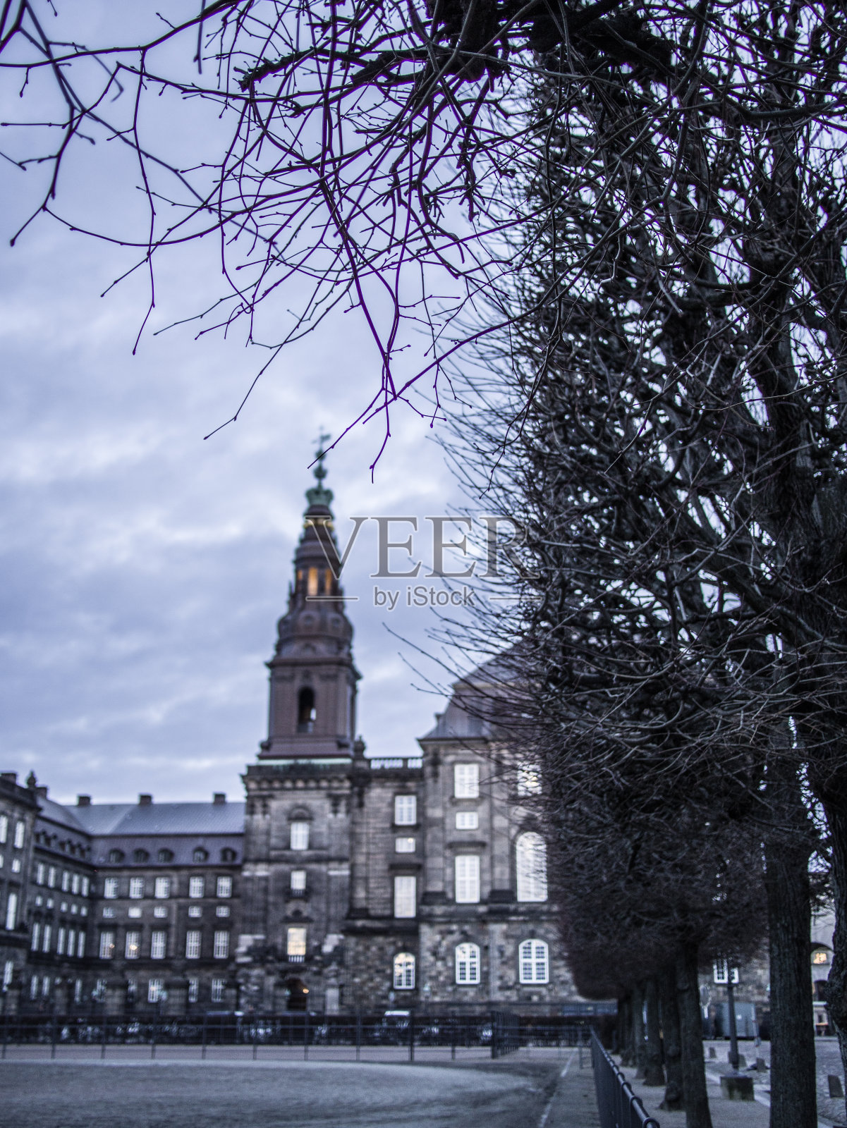 冬天在哥本哈根照片摄影图片