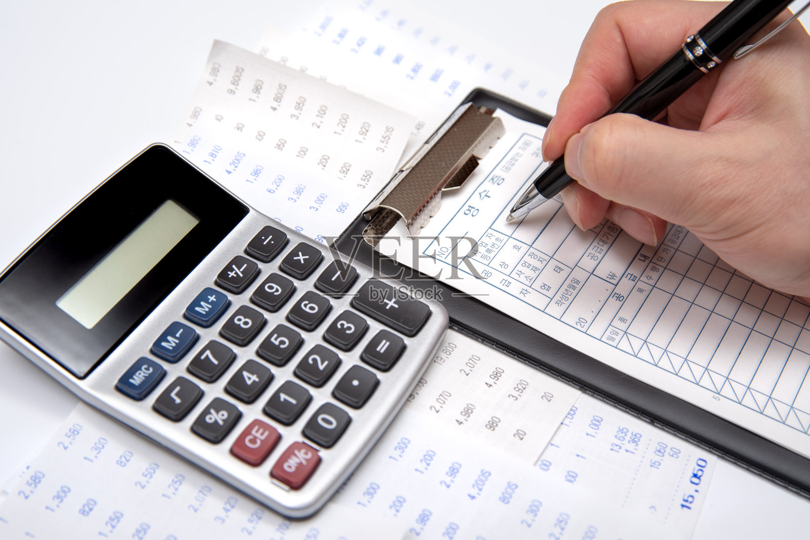 收据，商业，税收，管理照片摄影图片