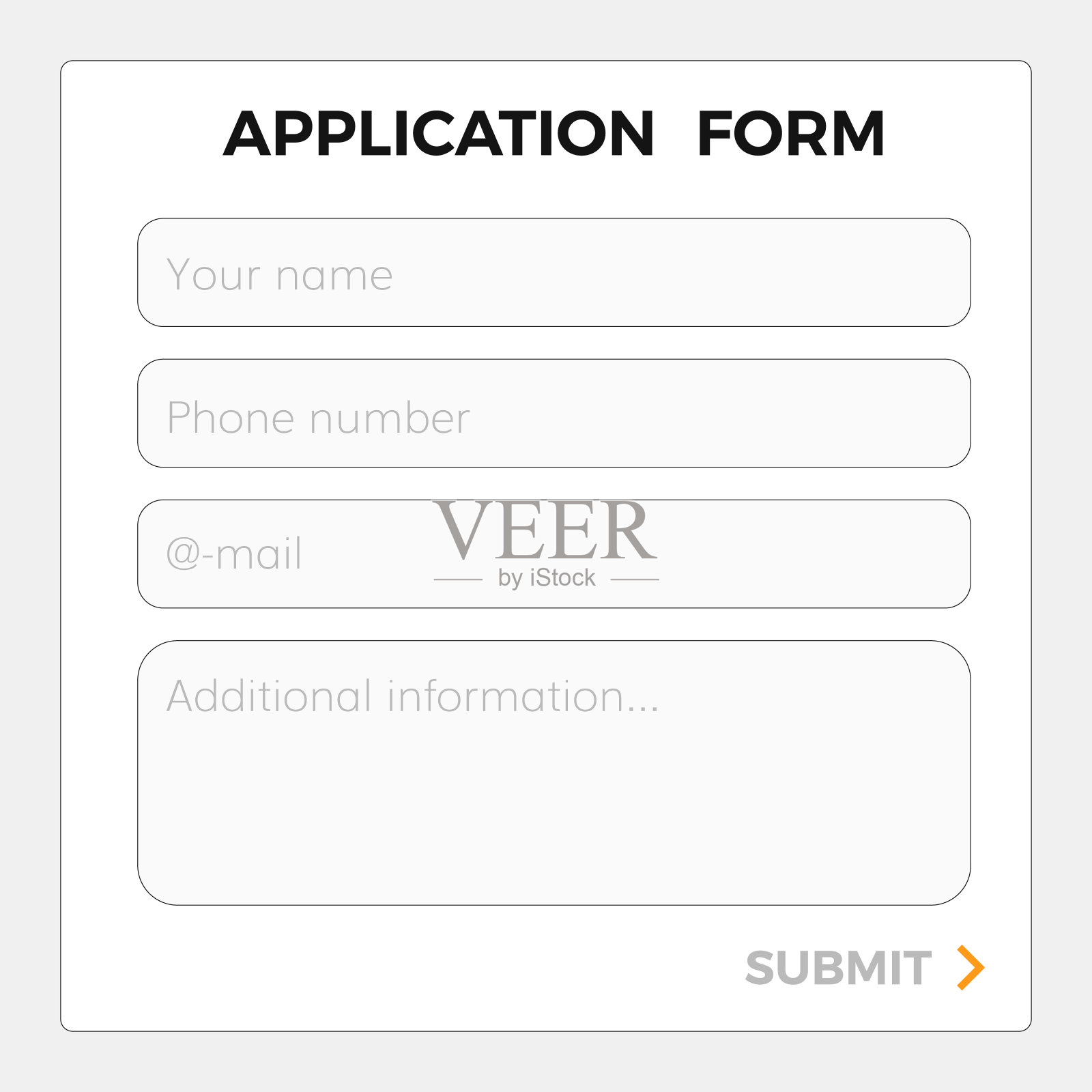 申请表格模板插画图片素材