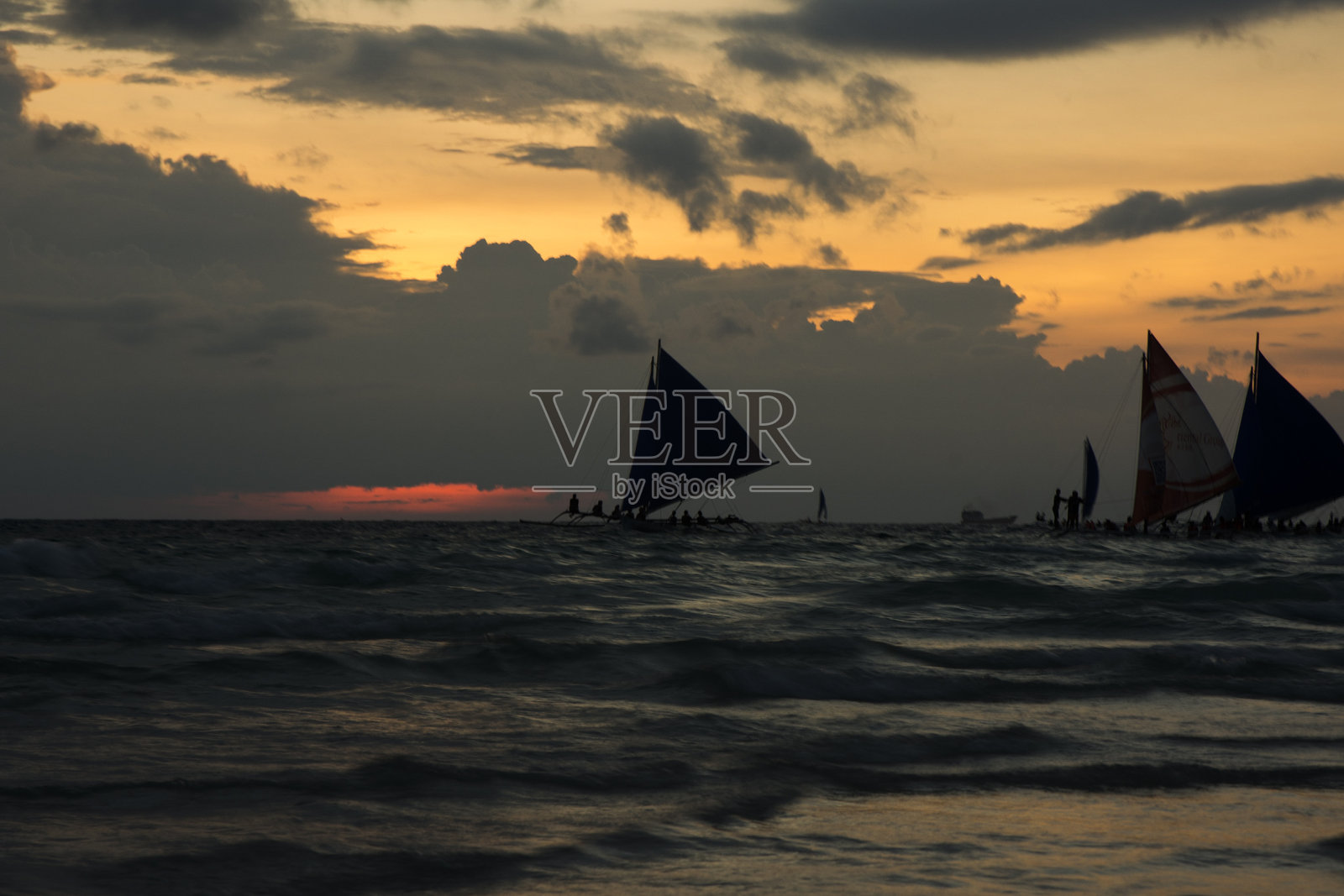 菲律宾长滩岛照片摄影图片