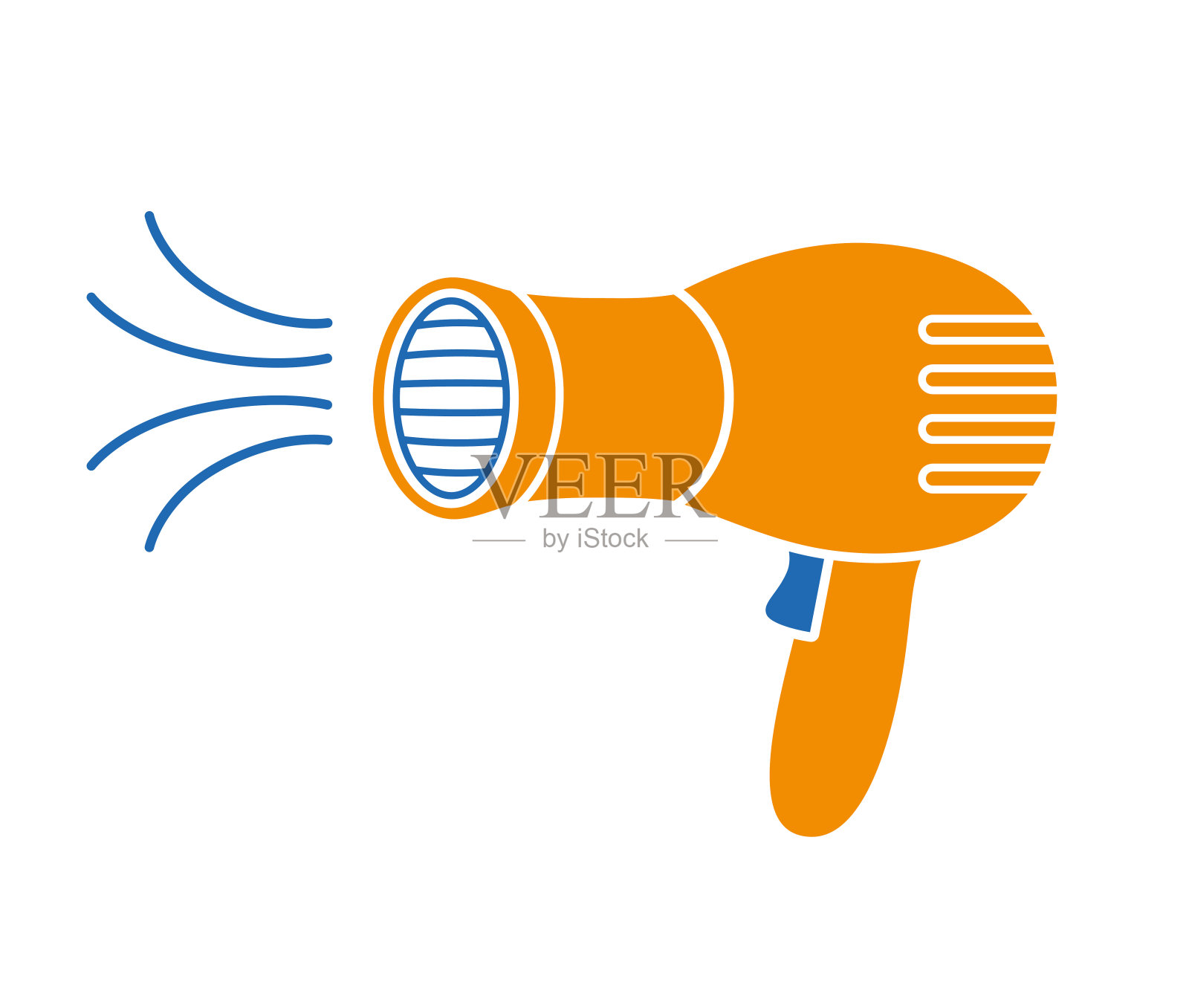 吹风机插画图片素材