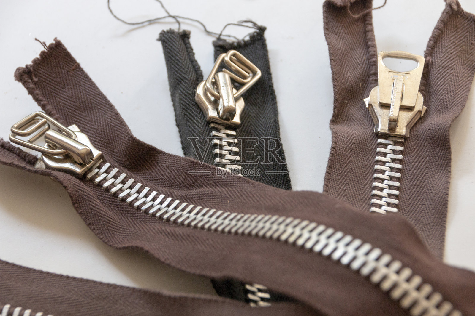 三大拉链照片摄影图片