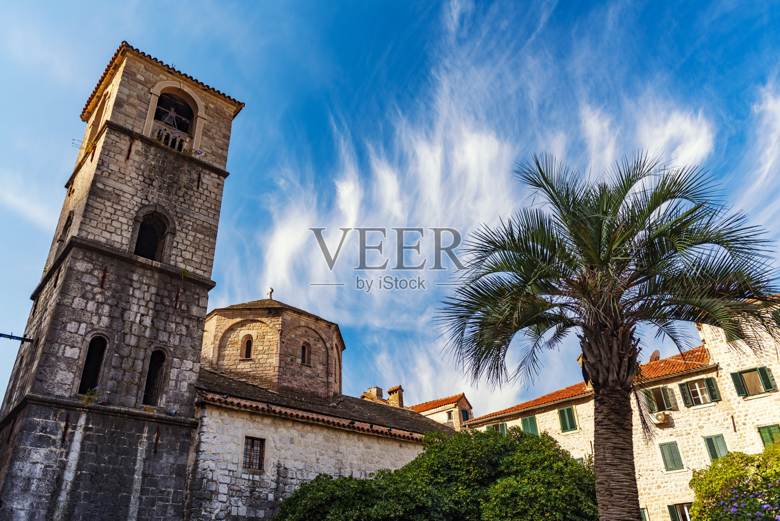 黑山科托尔圣玛丽学院教堂照片摄影图片