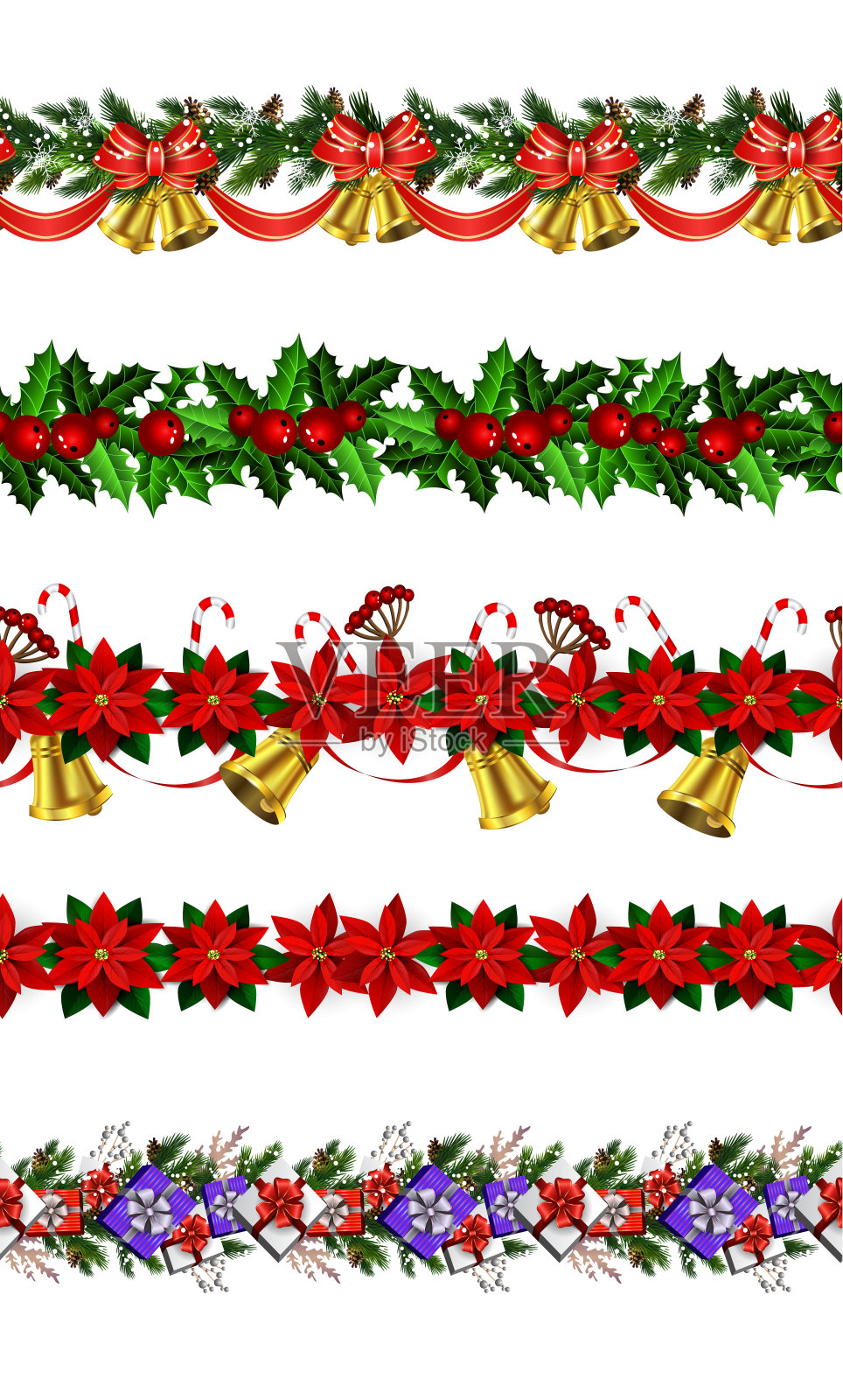 圣诞元素为您的设计插画图片素材