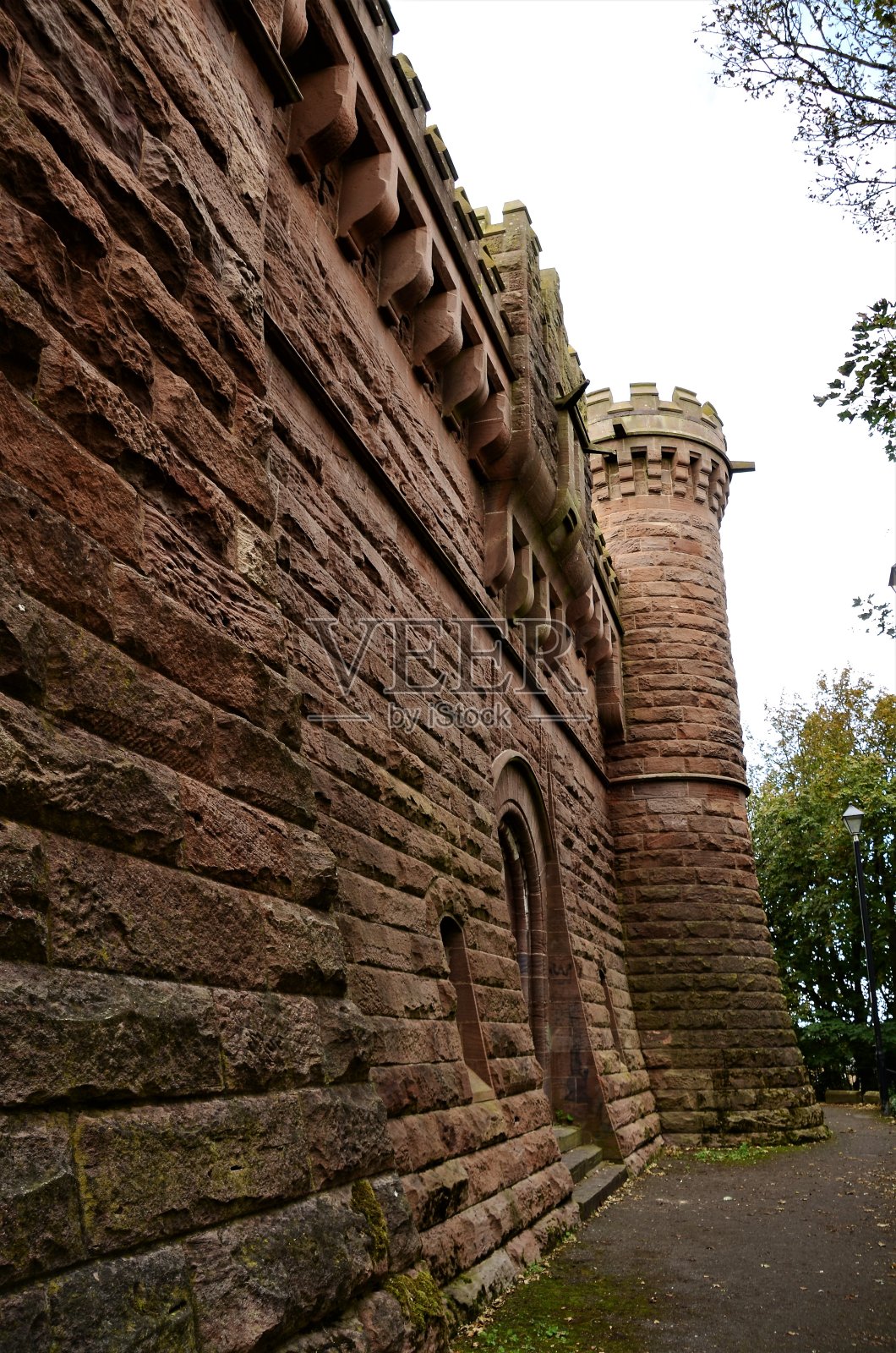苏格兰地标——阿布罗斯的凯普提水塔照片摄影图片