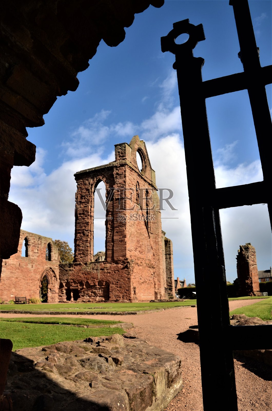 苏格兰的地标——阿布罗斯修道院照片摄影图片