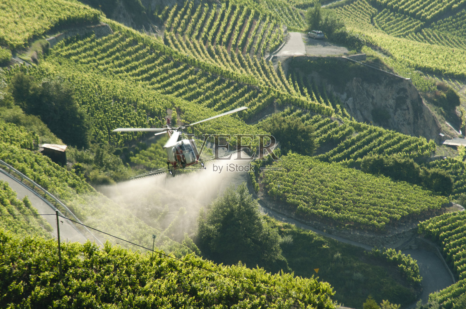 直升机工作照片摄影图片