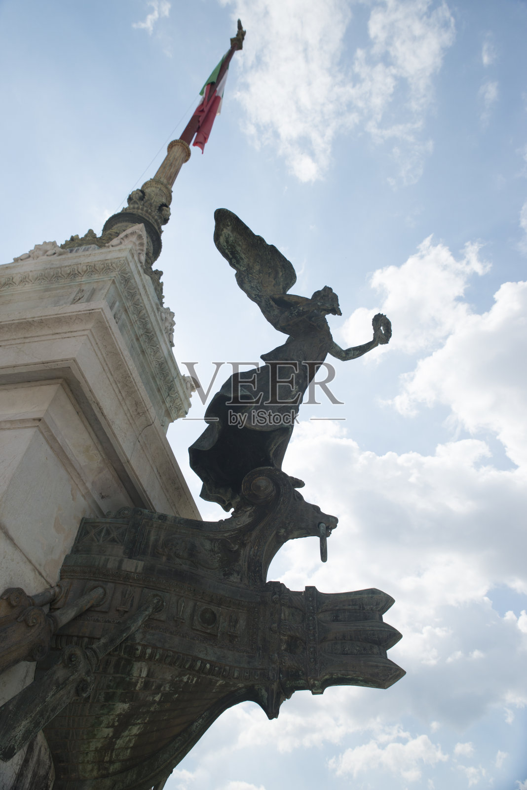 意大利罗马圣坛的细节照片摄影图片