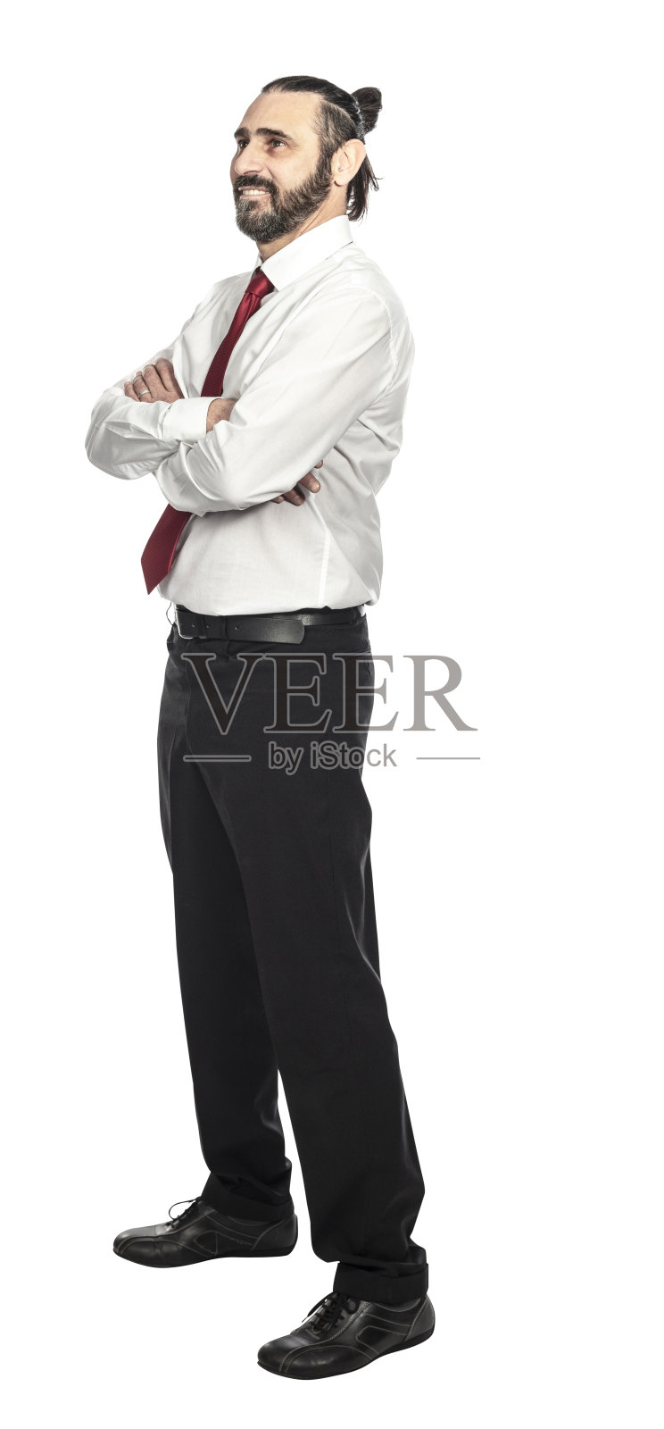 双臂交叉的男人照片摄影图片