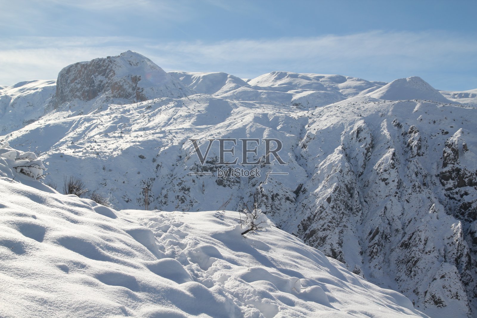 冬天snovly山照片摄影图片