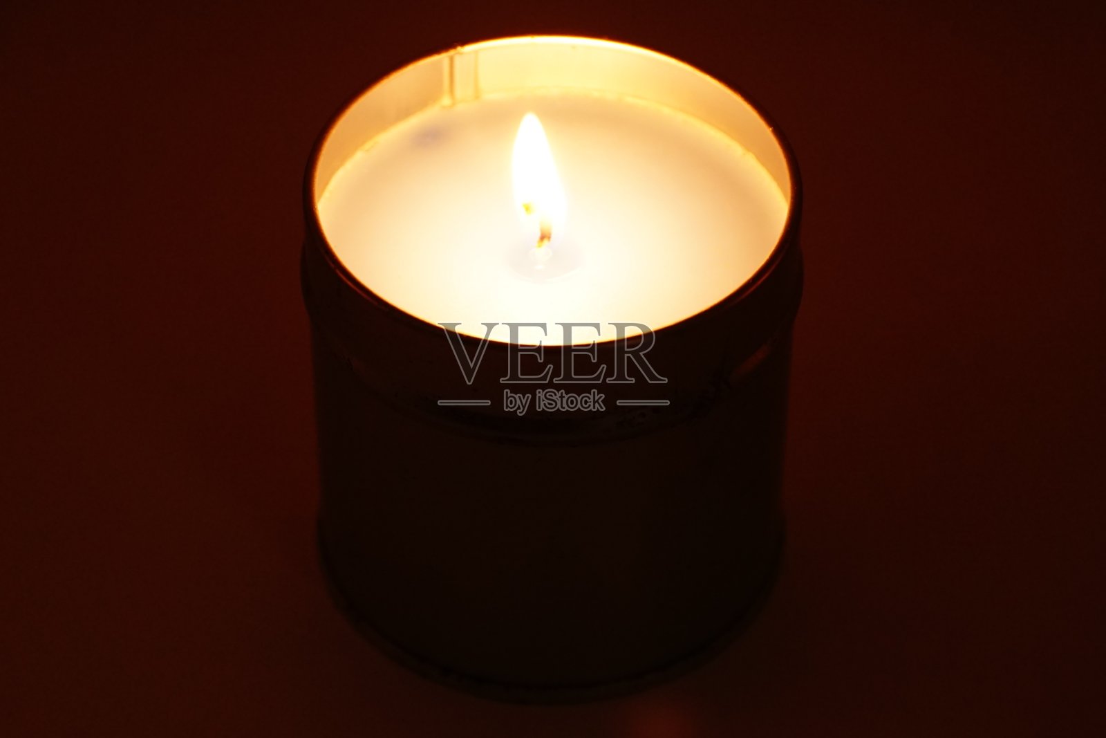 蓝色海风香薰蜡烛照片摄影图片