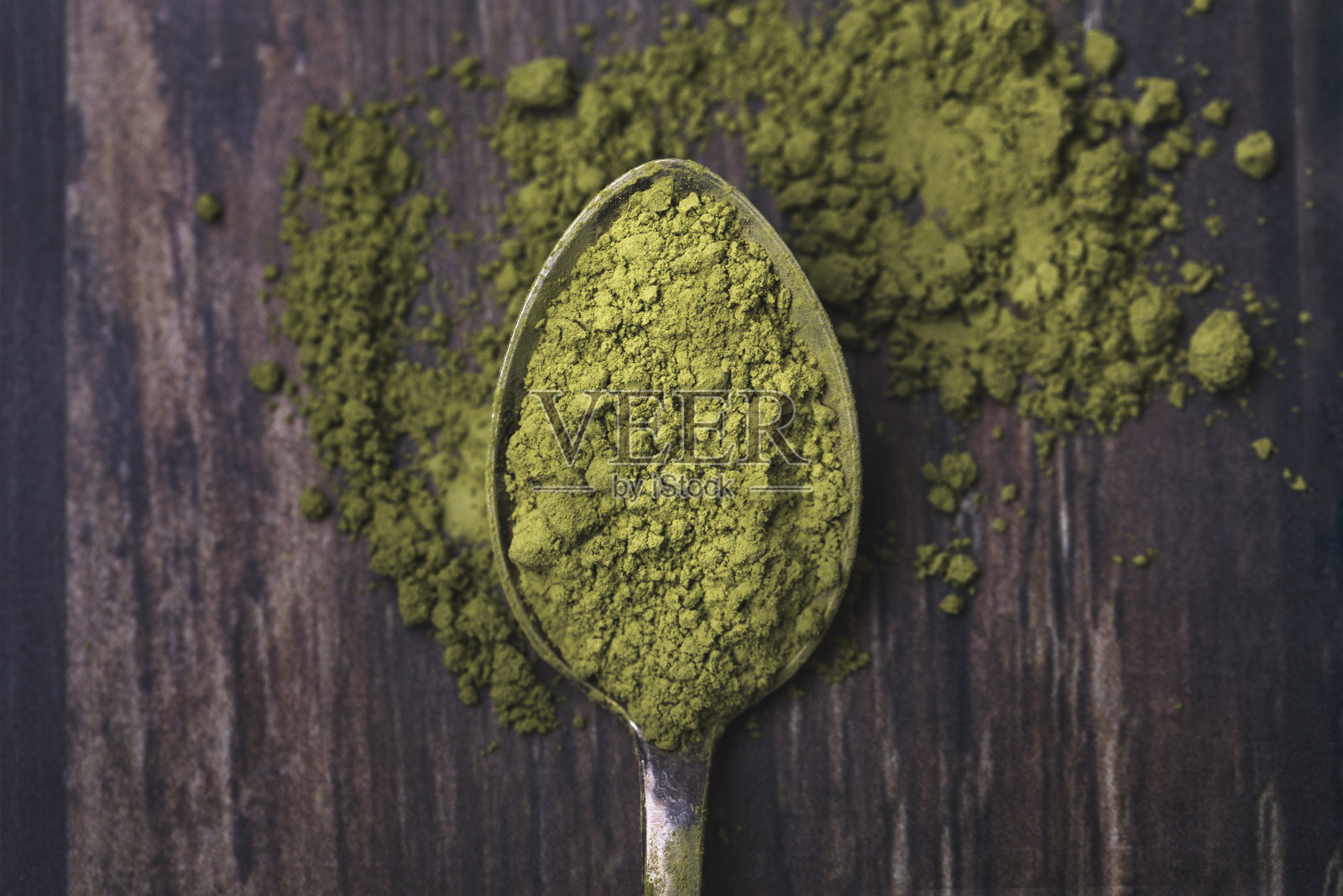 绿茶抹茶粉特写照片摄影图片