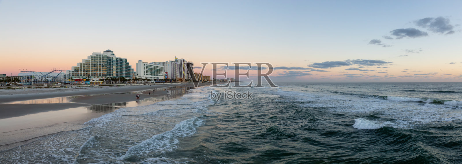 代托纳比奇日出照片摄影图片