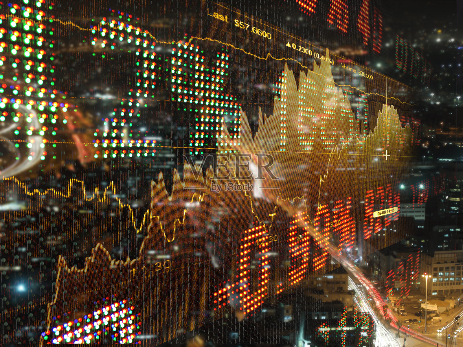 股票市场数据增长图投资金融分析金融科技金融区照片摄影图片