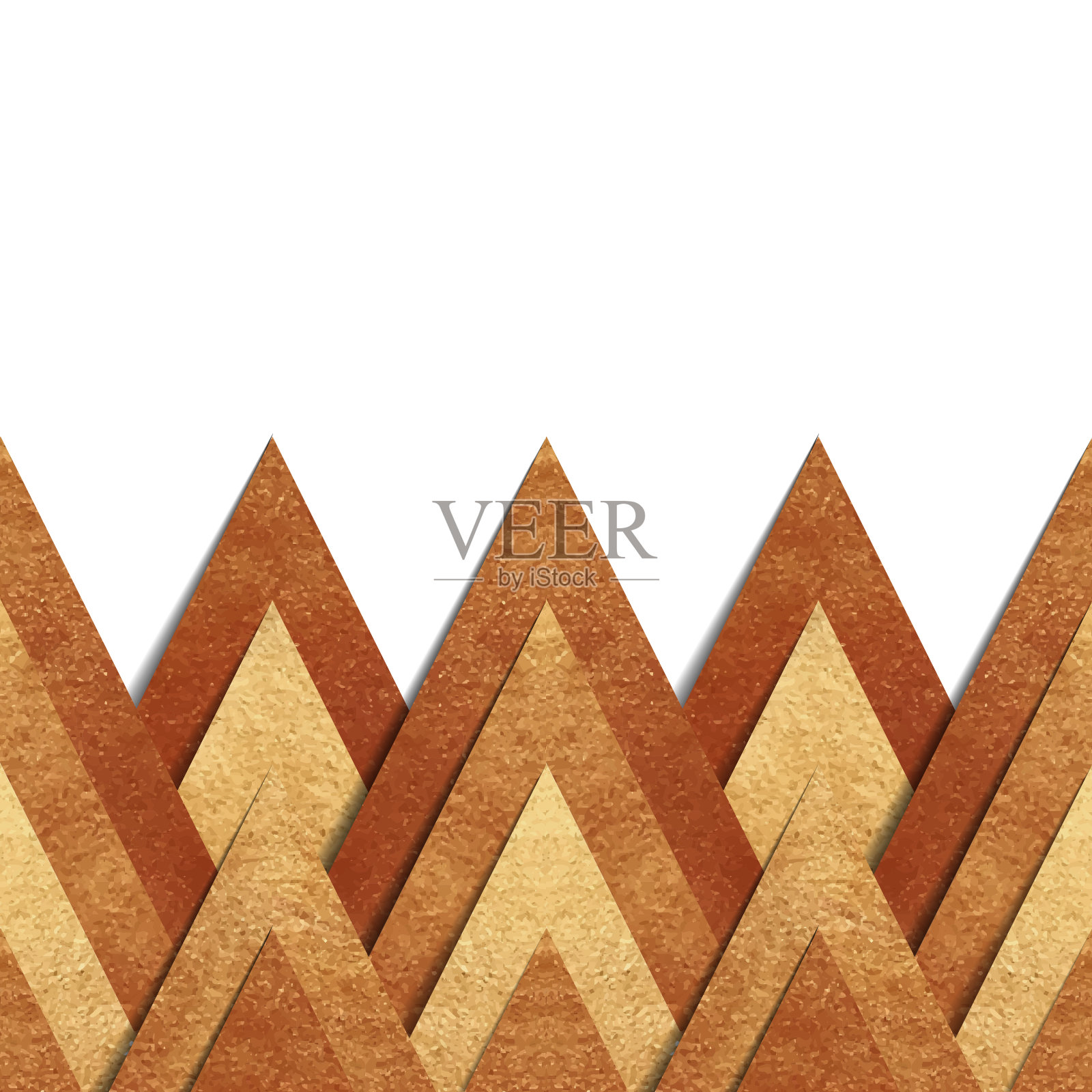 金属旧金纸边框背景插画图片素材