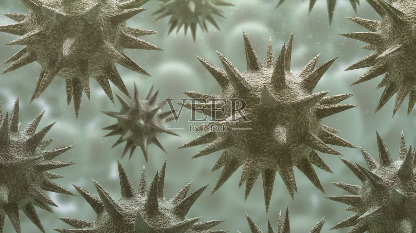 颗粒抗原病毒照片摄影图片