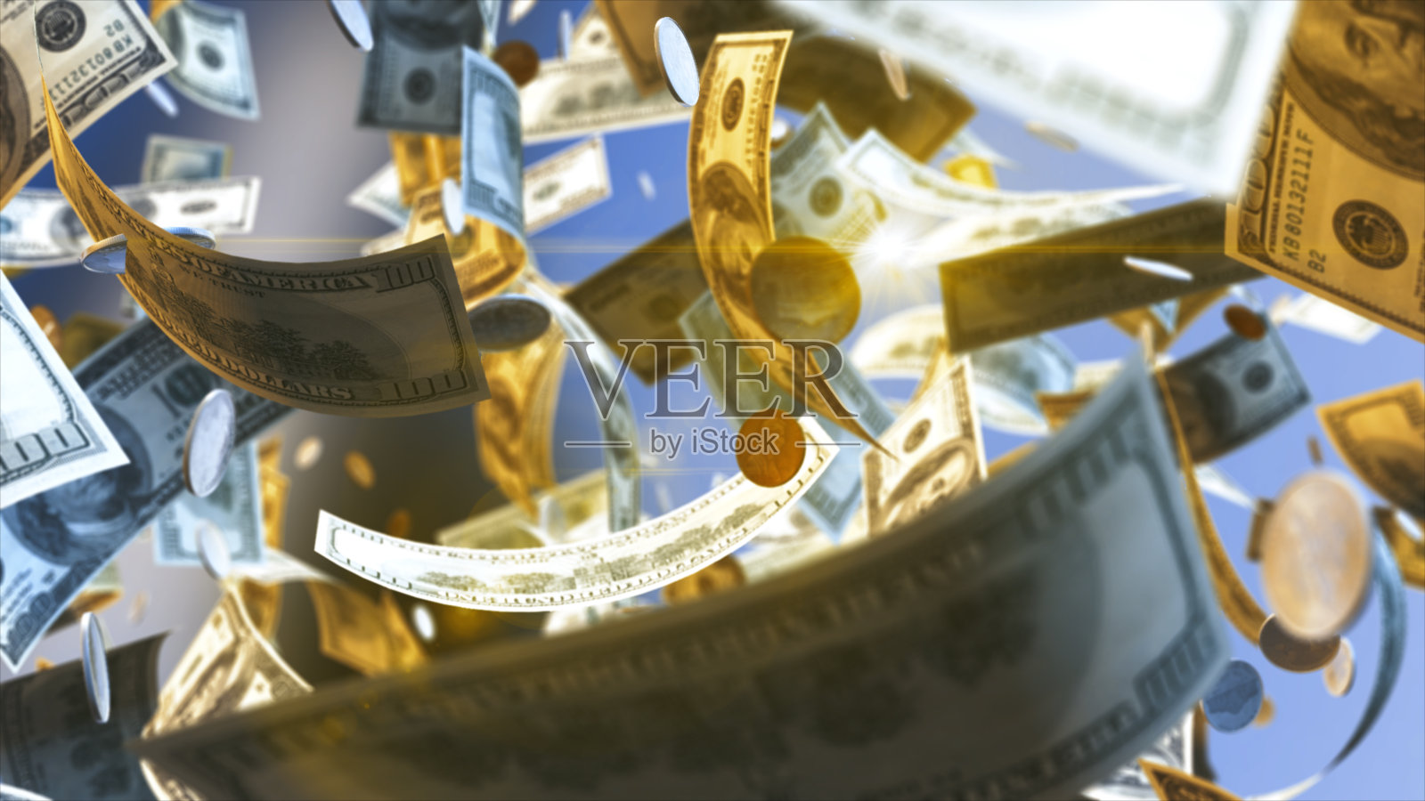 钞票，钞票，货币，金融铸币照片摄影图片