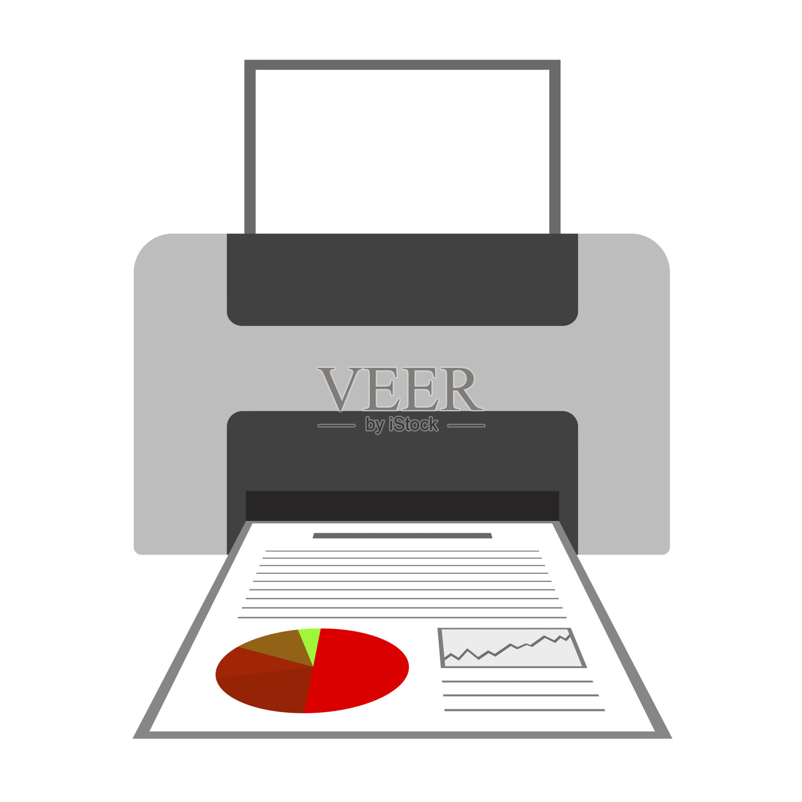 打印机插画图片素材