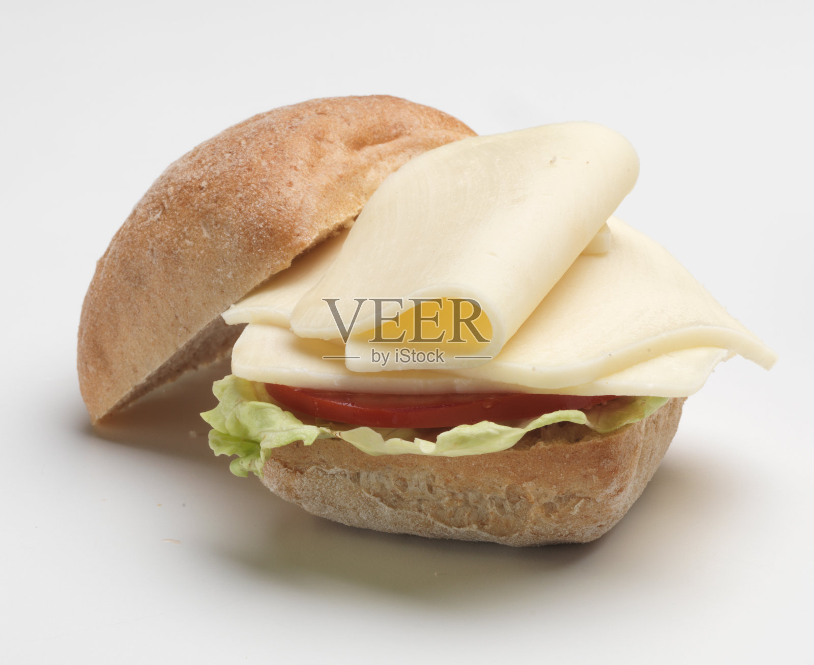 传统的意大利开胃菜，意式烤面包配奶酪照片摄影图片