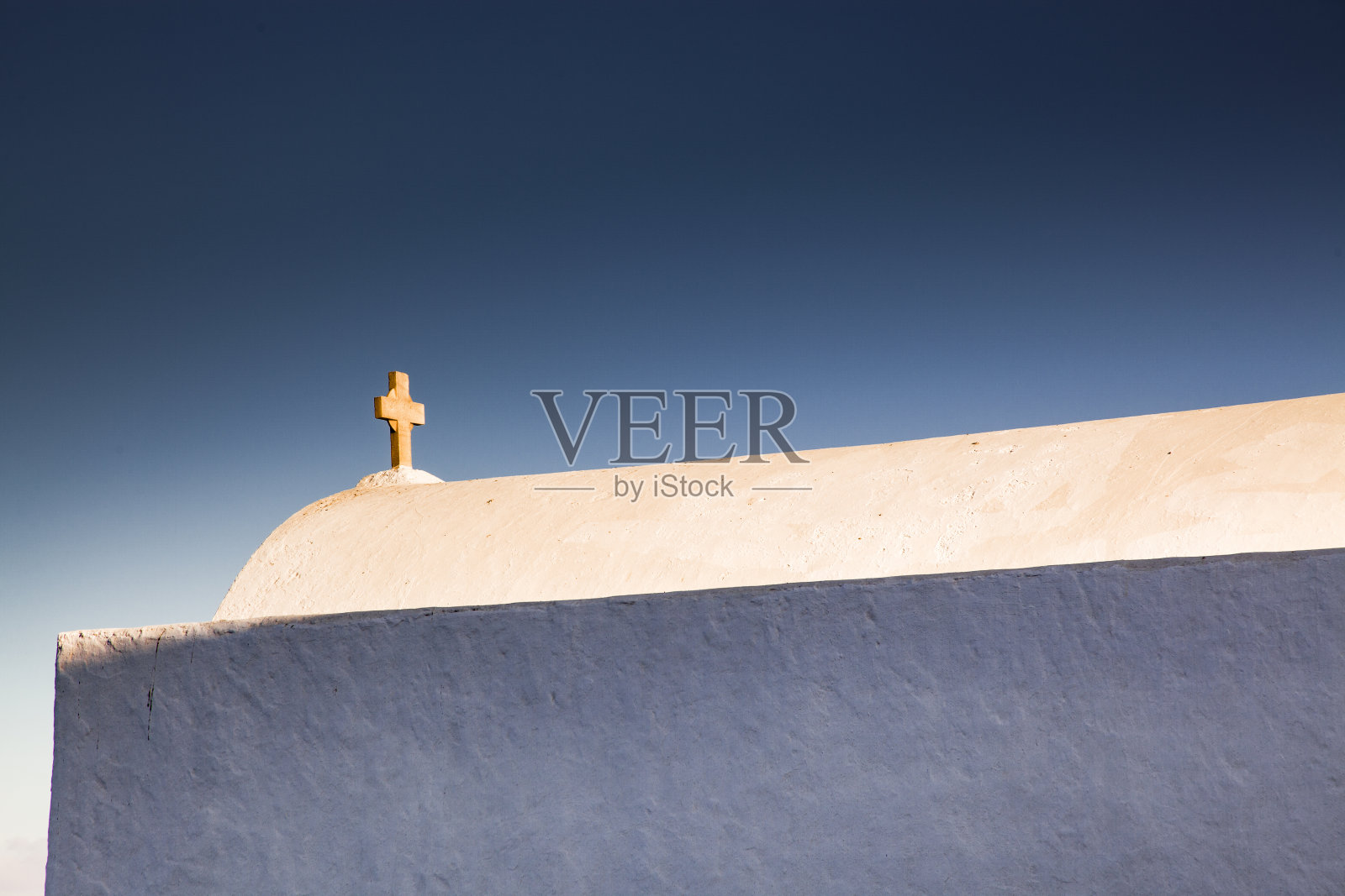 极简主义希腊教堂细节照片摄影图片