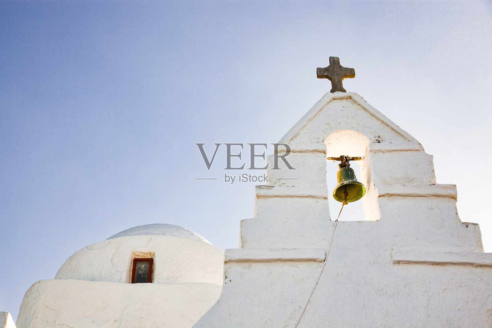 极简主义希腊教堂细节照片摄影图片