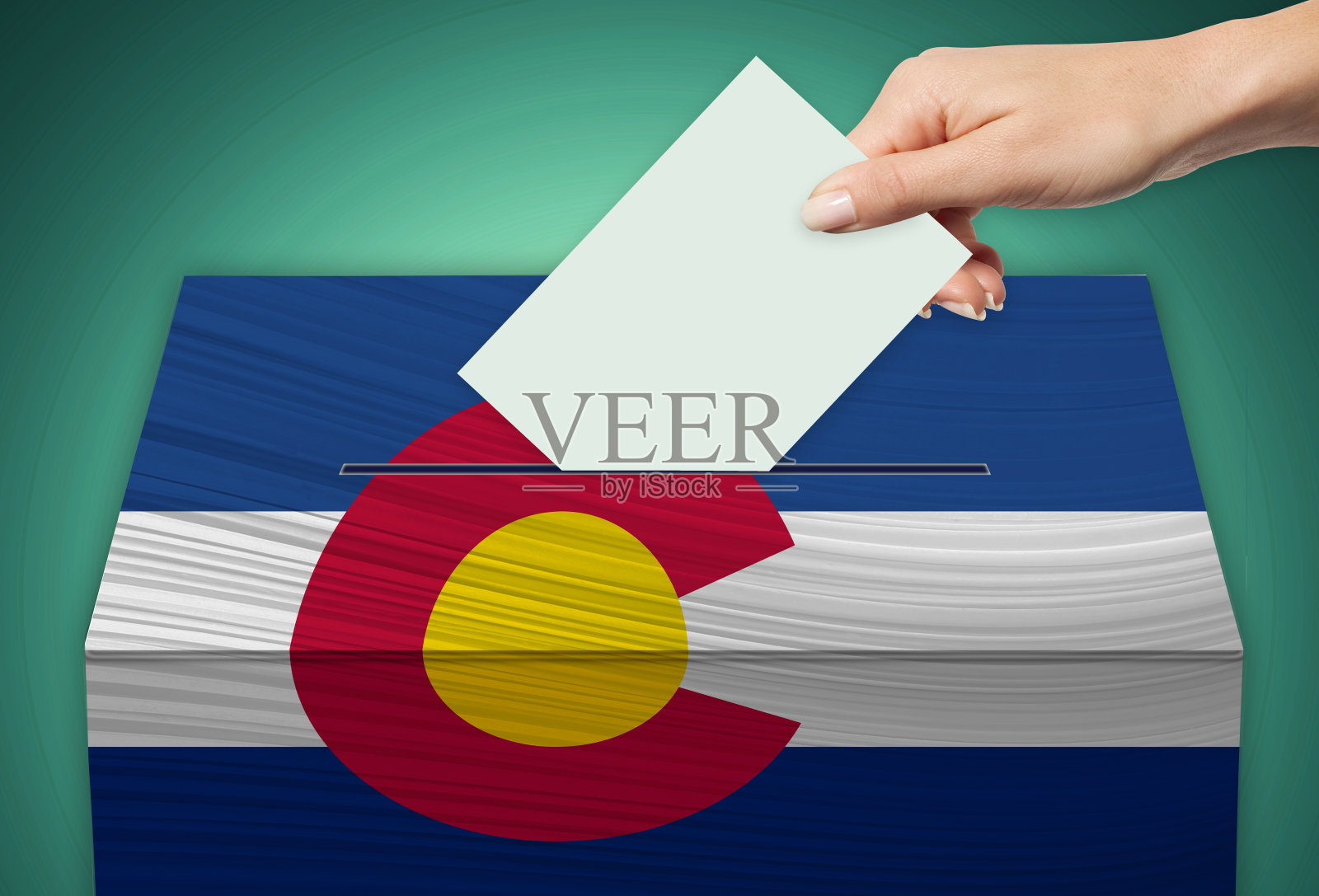 美国科罗拉多州的选举日照片摄影图片