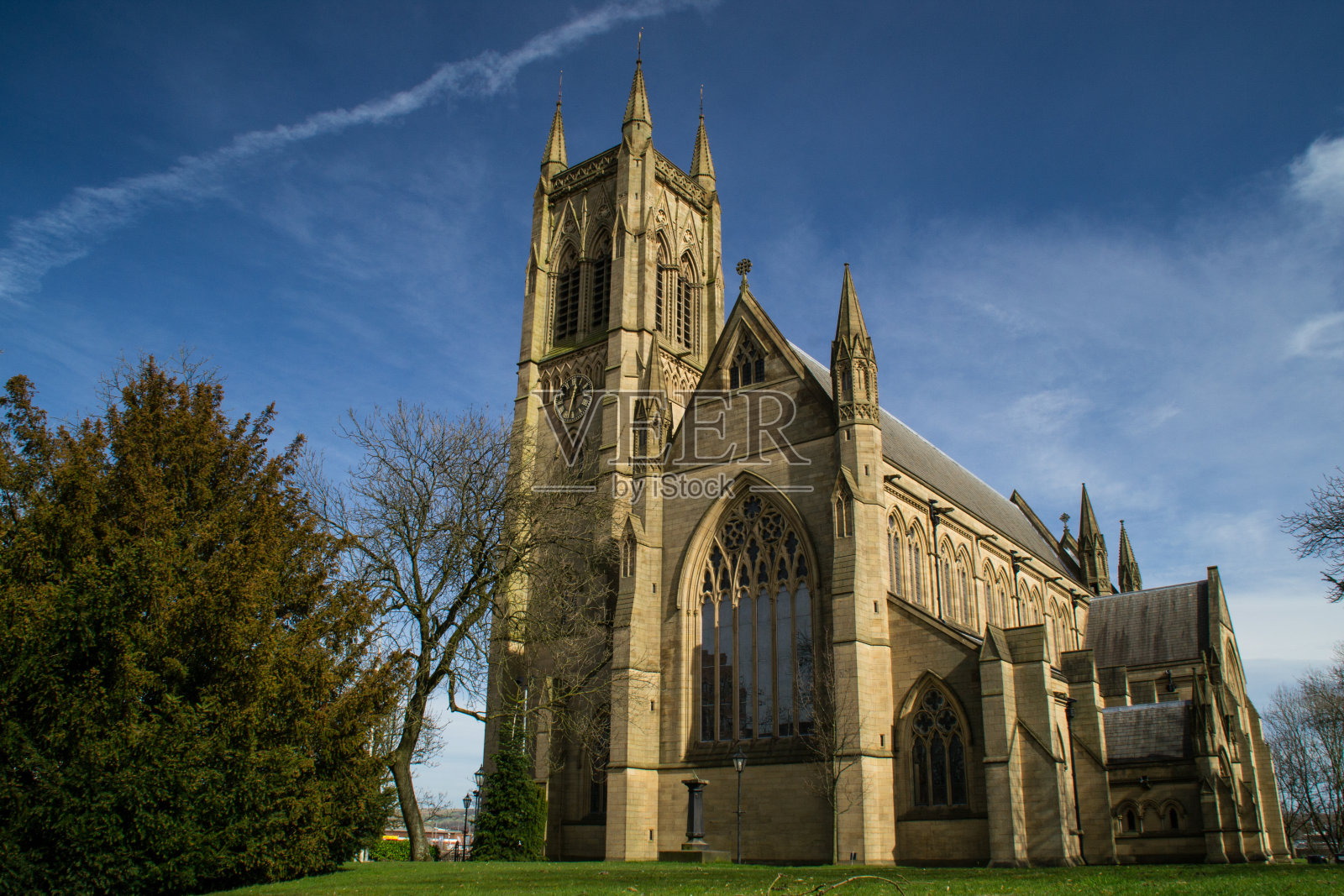 英格兰博尔顿的教堂照片摄影图片