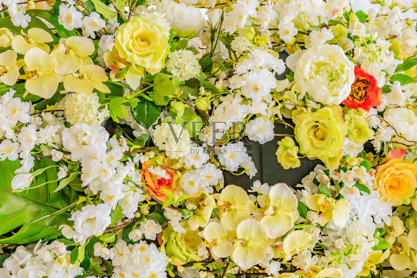 花卉的抽象背景。特写镜头照片摄影图片