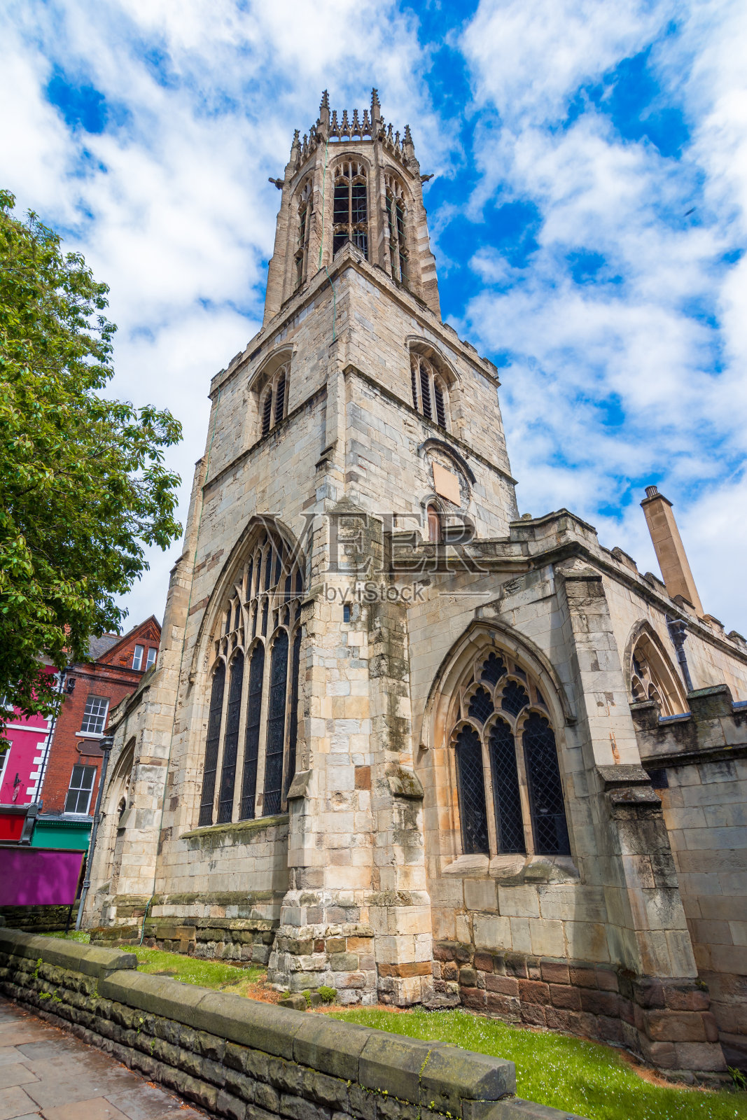 英国，约克郡:圣堂塔照片摄影图片