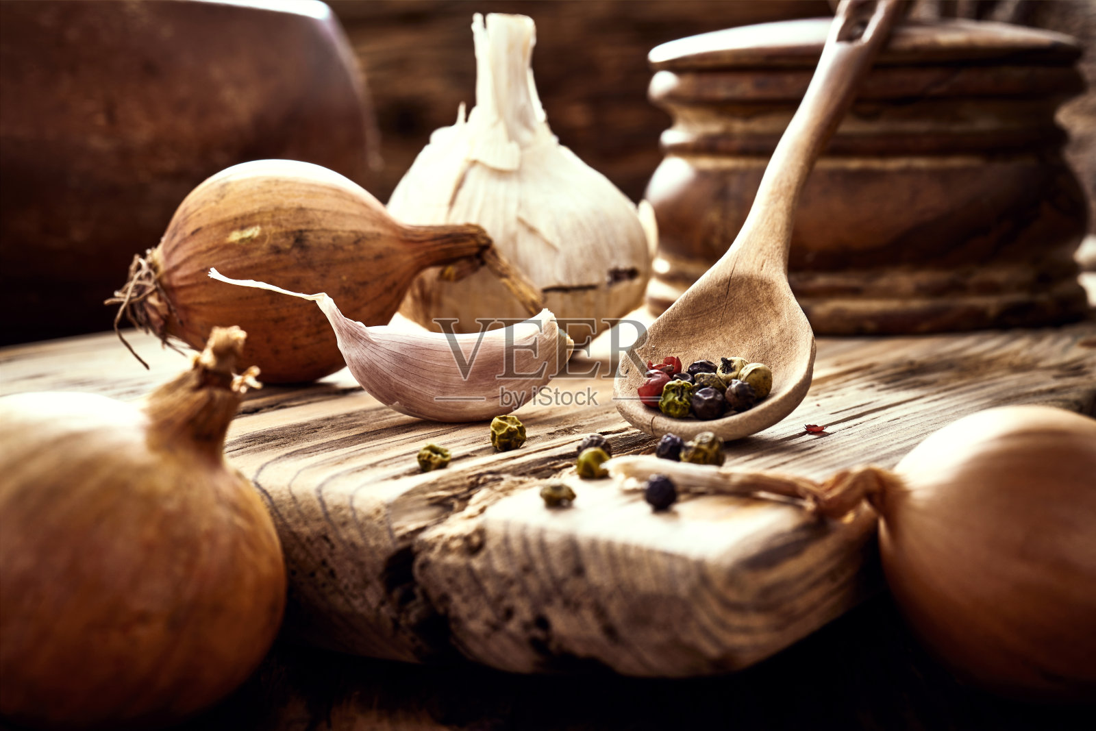 洋葱和大蒜照片摄影图片