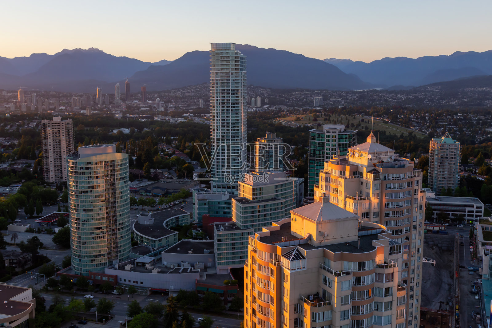 城市航拍照片摄影图片