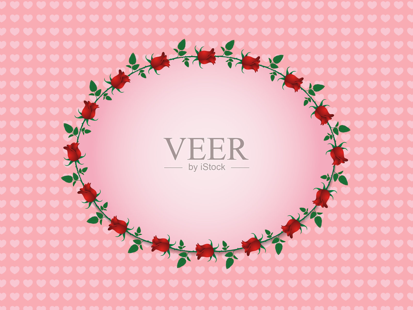 情人节概念背景插画图片素材