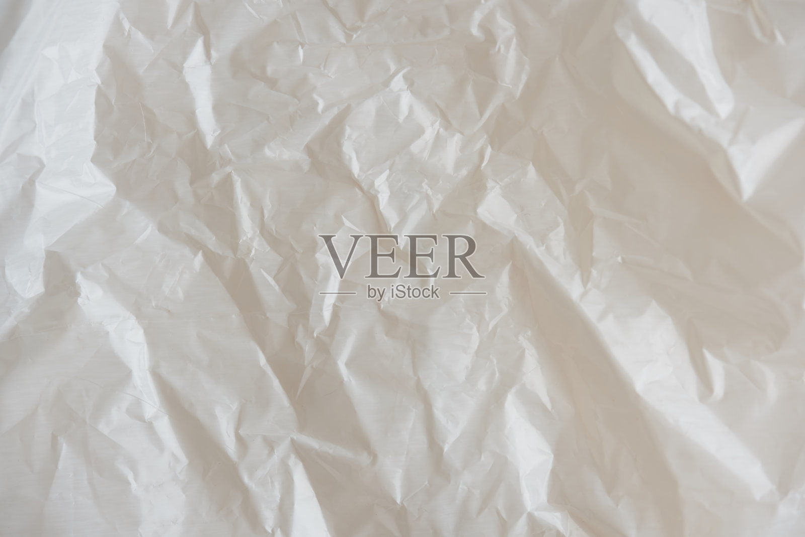 皱巴巴的白色塑料质地照片摄影图片