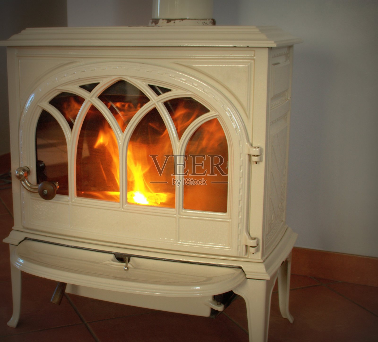 复古木柴炉照片摄影图片