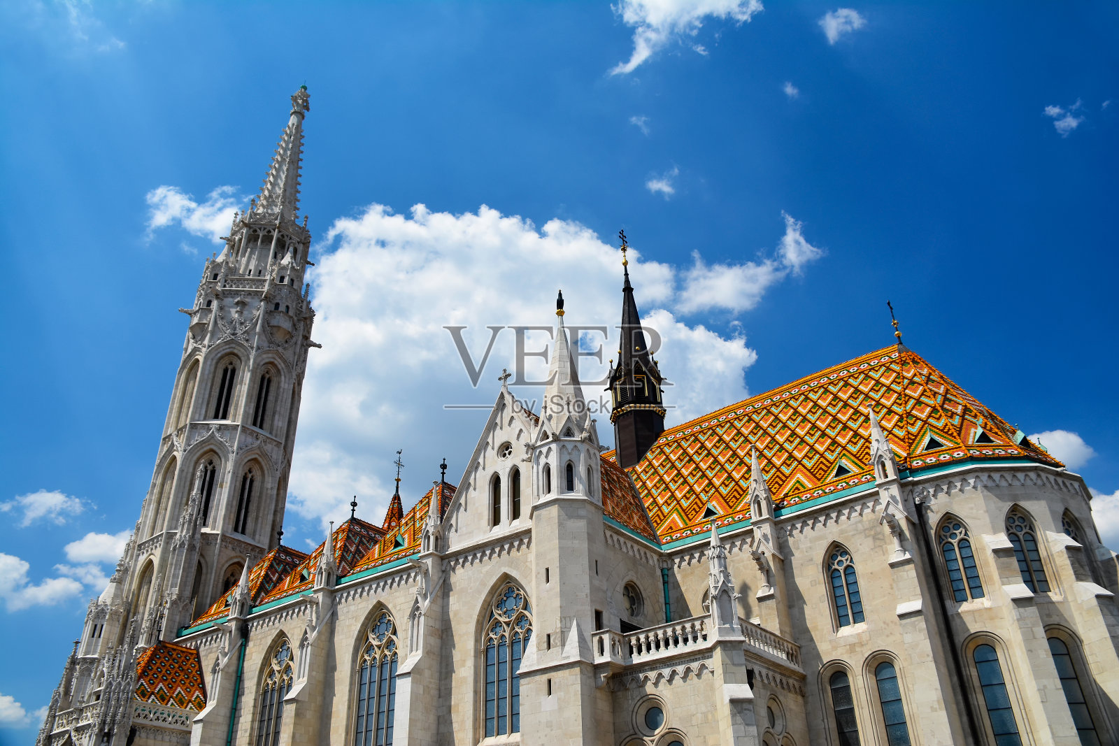 Matias教会。布达佩斯,匈牙利。照片摄影图片