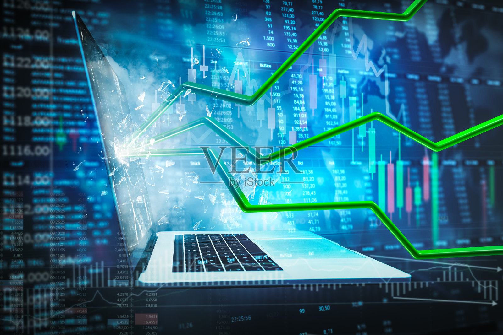 投资股市照片摄影图片