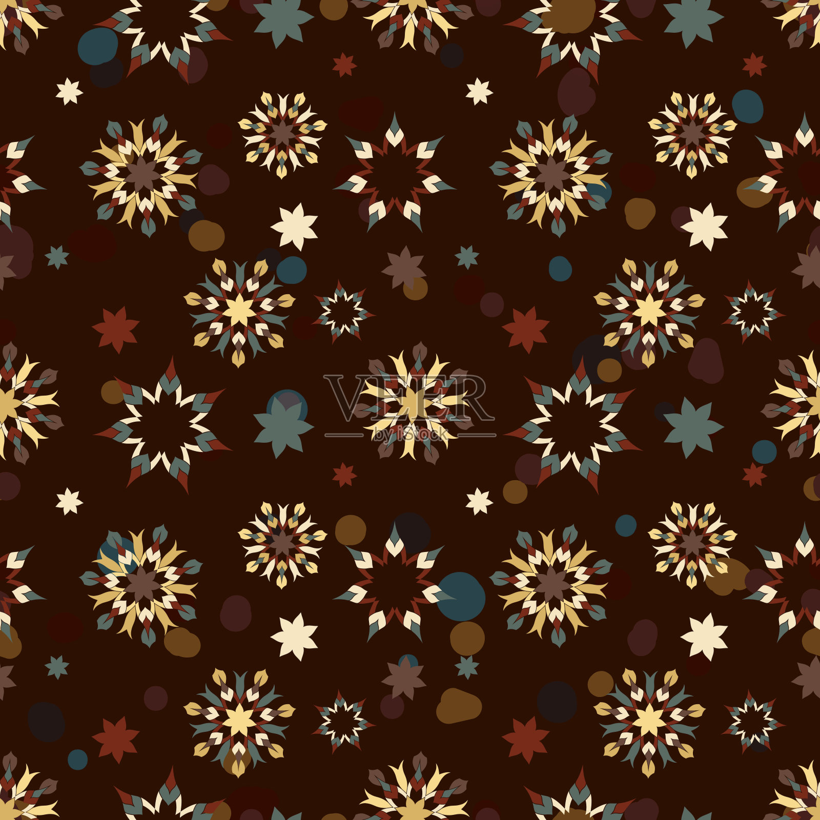 抽象无缝背景的抽象图案插画图片素材