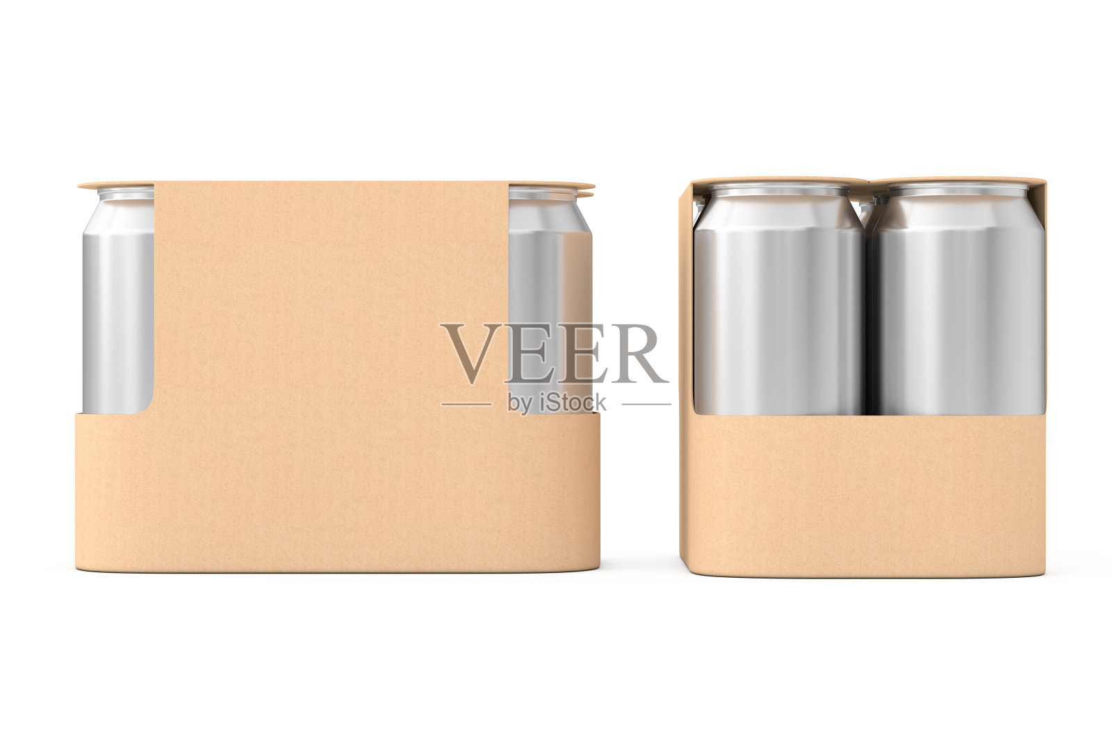 空白Ð饮料啤酒罐与空白空间为您的设计。3d渲染包ardboard照片摄影图片
