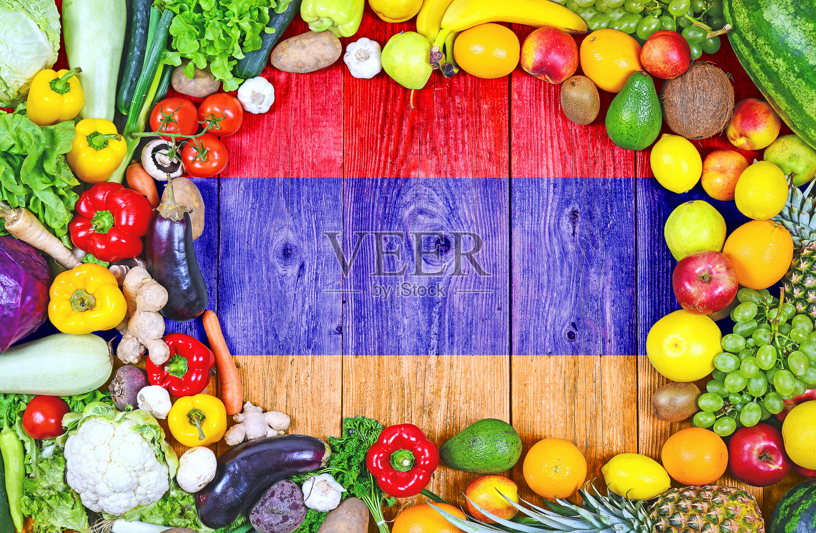 来自亚美尼亚的新鲜水果和蔬菜照片摄影图片