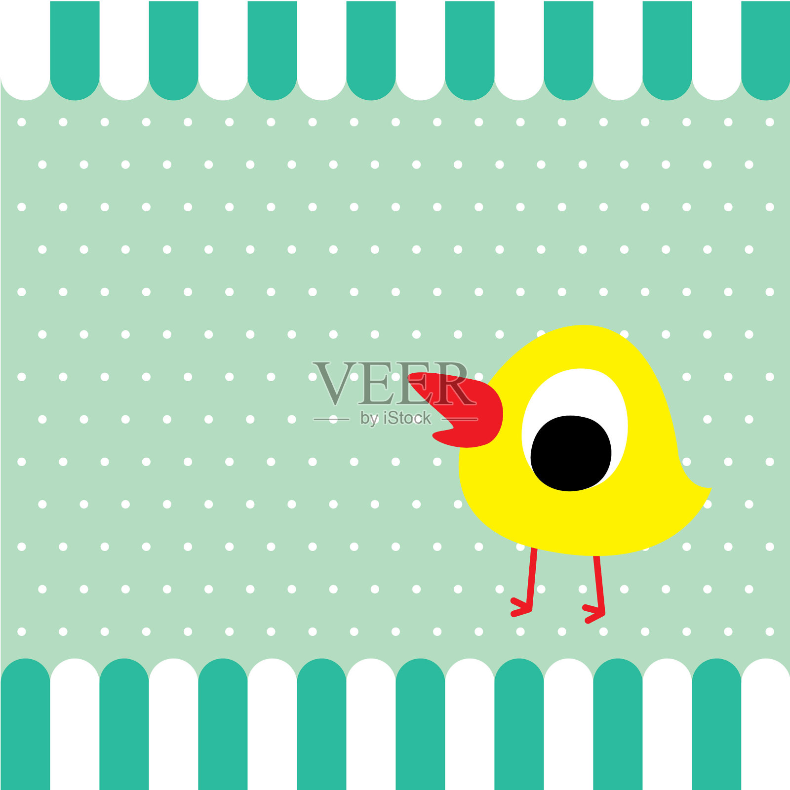 可爱的小鸟壁纸矢量设计元素图片