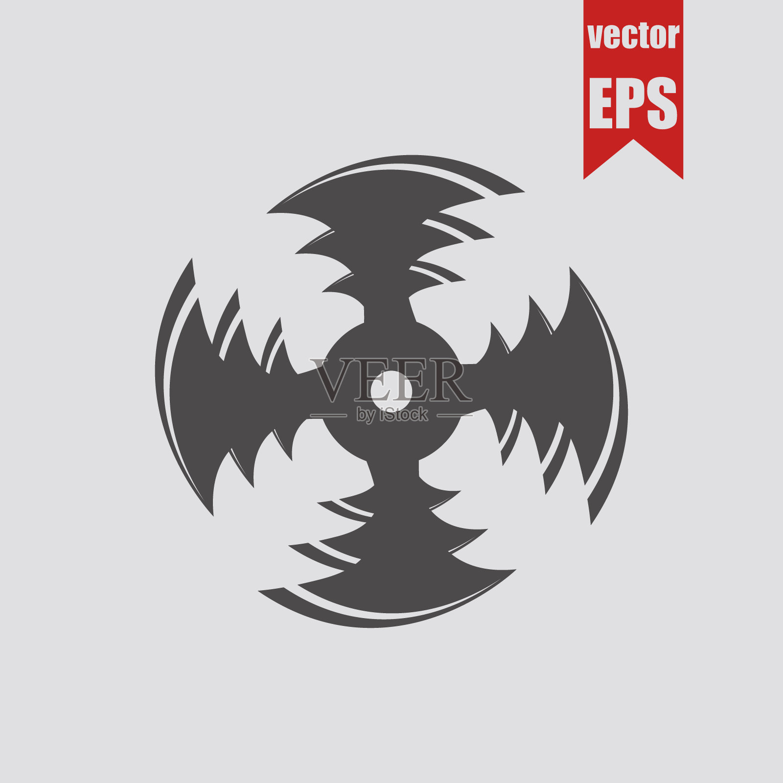 风扇图标。矢量插图。插画图片素材