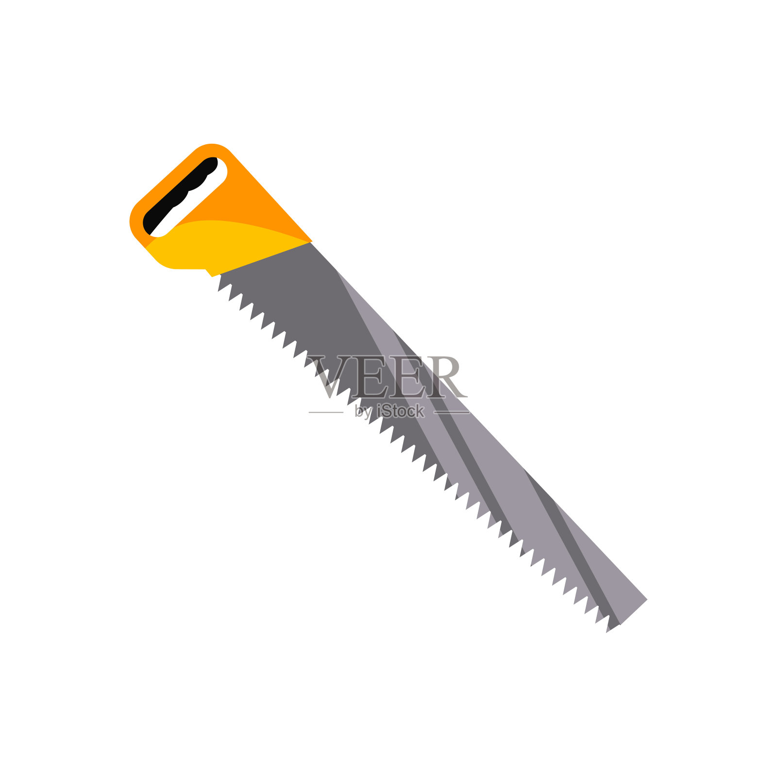 手动电锯插图设计元素图片