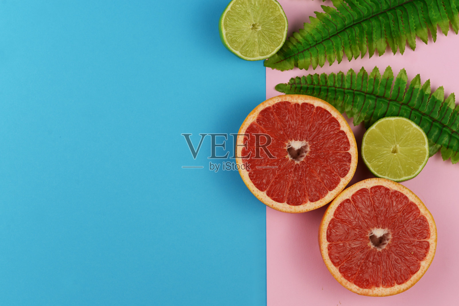 背景横幅与外来水果酸橙柚子照片摄影图片