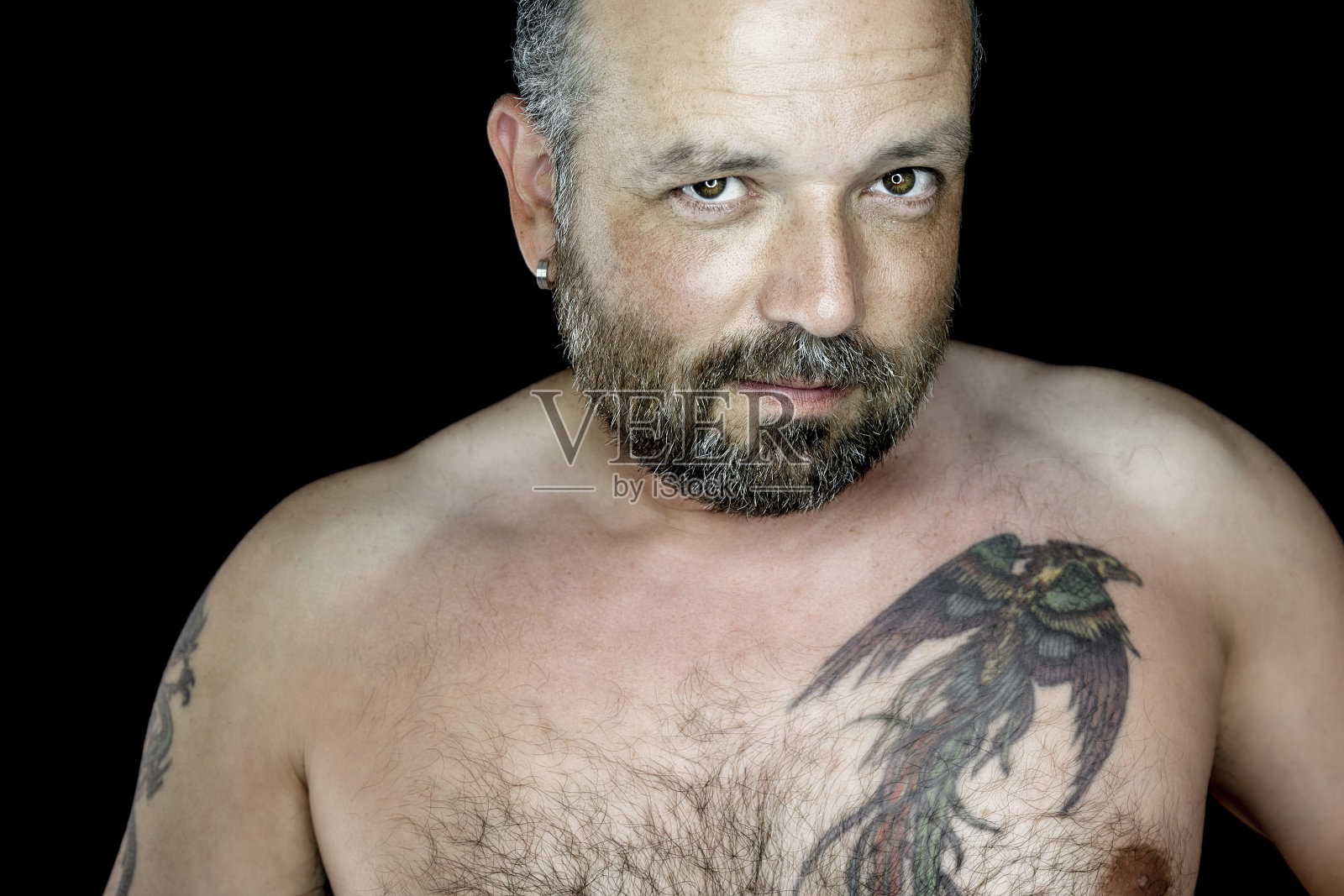 男人的胡子照片摄影图片