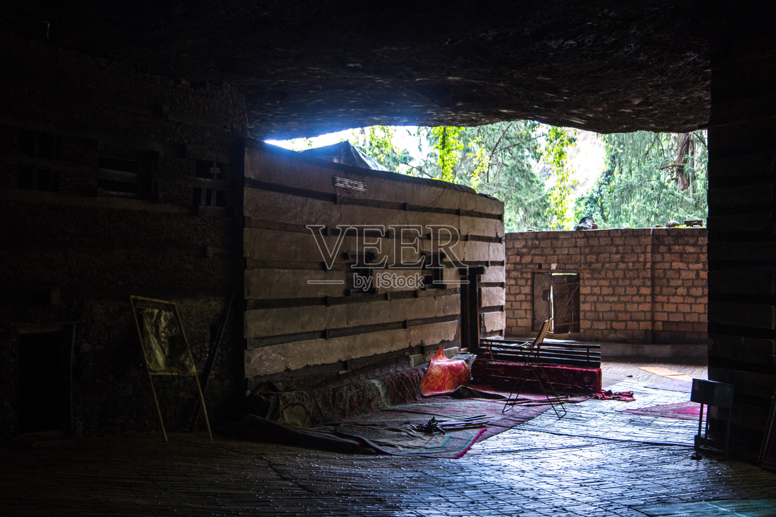 埃塞俄比亚:Yemrehanna Kristos Church照片摄影图片