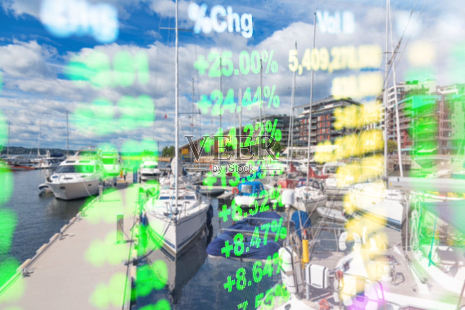 商业投资主题股市奥斯陆市挪威街景以人为背景照片摄影图片