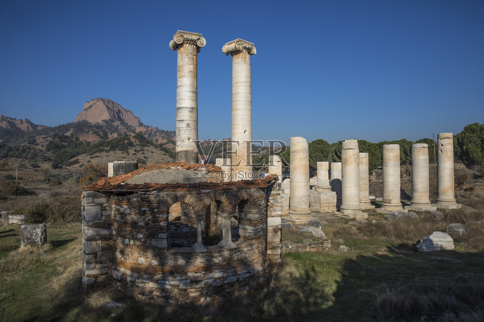 马尼萨Salihli的萨迪斯遗址照片摄影图片